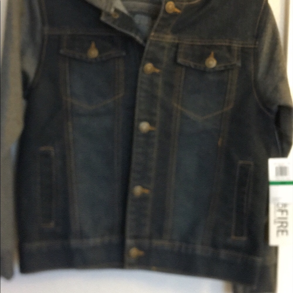 Brand new boys size large Jean jacket